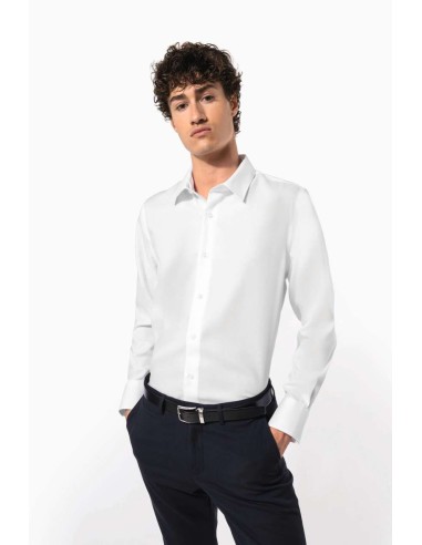 KAR-K522-MEN'S FITTED LONG-SLEEVED NON-IRON SHIRT